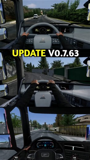 NEW DRIVER HAND ANIMATION V0.7.63 - #truckersofeurope3 #shorts