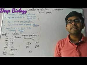 Gene mapping| coefficient of coincidence and interference| Csir net life science| deep biology