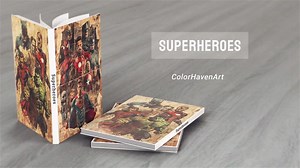 Superhero Coloring Pages: 75 Legendary Hero Illustrations (PDF) - Etsy