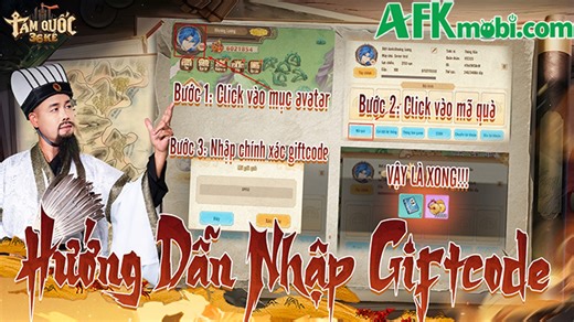 Tổng hợp gift code game Tam Quốc 36 Kế VTC mới nhất