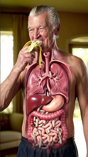 Inside Your Body: How Bananas Are Digested | 3D Digestive System Explained