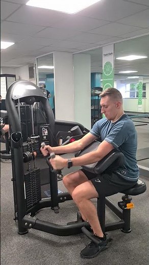 Seated Triceps Push-down machine Exercise Tutorial
