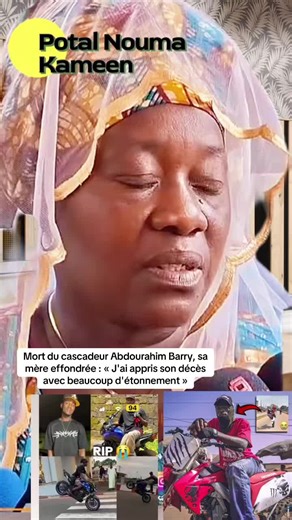 Décès tragique du cascadeur Abdourahim Barry