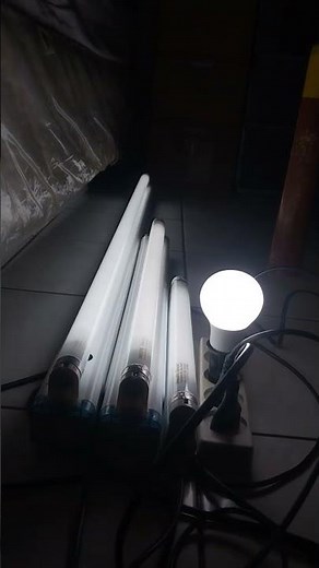 Instant Start Fluorescent Tube and LED bulb startup
