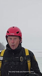 167K views · 1.1K reactions | Ice is beginning to break up. If you go through the ice, you need to be prepared! You need to be able to self-rescue, having the right equipment could make all the difference. Try to stay calm, you only have minutes and will become weak if you stay struggling in the water. Hypothermia will set in soon, be prepared and stay alive. ^ks | Ontario Provincial Police - Highway Safety Division | Facebook