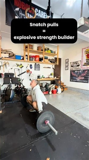 Snatch Pulls – Build Explosive Power