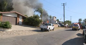 Animals threatened after home catches fire in Norco