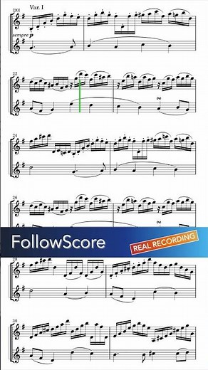 Haydn – String Quartet “Emperor”, Op. 76 No. 3: Poco adagio (2nd Mvt) | FollowScore Real Recording