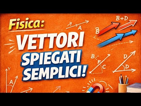 Vettori in Fisica spiegati semplice | Lezione completa con esempi