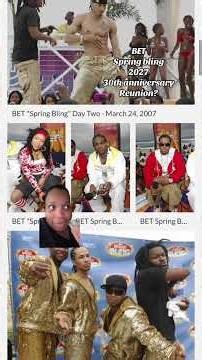 Y’all got to see BET Spring Bling & I didn’t? #SpringBling #BET #MusicNostalgia #BlackMusicCulture