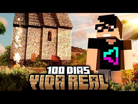 Sobrevivi 100 dias NA VIDA REAL no Minecraft - O FILME