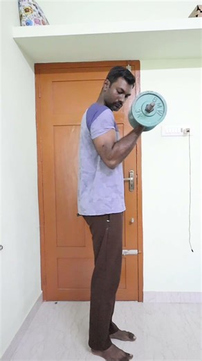 Biceps curls workout using dumbbells #bicepsworkout #biceps #bicepscurl #bicepsworkouts #homegym