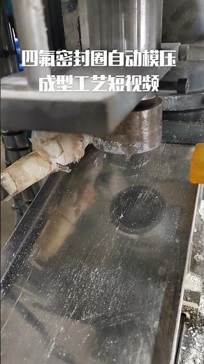 PTFE Seal Ring Automatic Compression Molding Process Welcome to Watch. #PTFE Gaskets #Seal Rings
