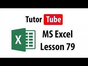 Mind Luster - Learn MS Excel Tutorial Lesson 79 Pivot Tables Creation