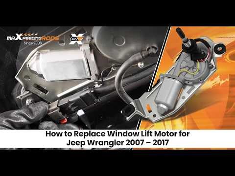 How to Replace Window Lift Motor for Jeep Wrangler 2007-2017