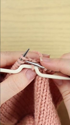 How to Cable 2 Front (C2F) - Knit a 2 Stitch Left Leaning Cable with a Cable Needle