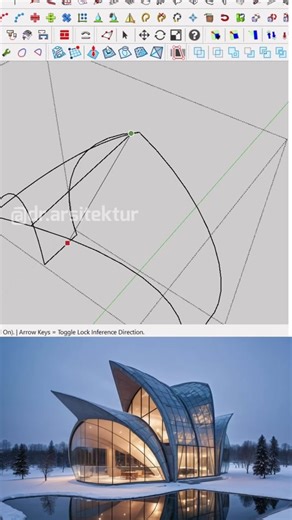 Cara Membuat Struktur Shell di Sketchup dengan Mudah
