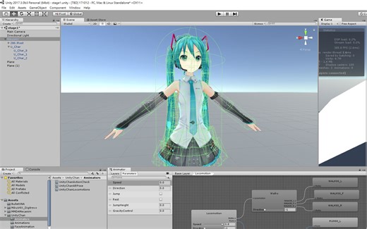 [傅老師/Unity教學] 番外篇Ex2 - 使用MMD模型製作人物(Using MMD model)