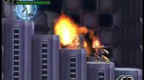 Megaman X8 Boss Burn Rooster Hard mode no wall no damage