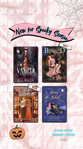 New Romance Books for Spooky Season (via GoodLittleLibraryMouse)