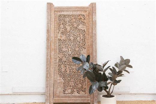 Mandalay Screen Antique Double Sided Pierced Carving Panel - Etsy