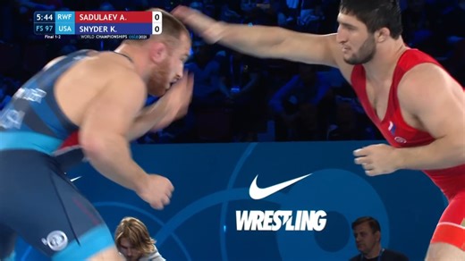 アブドゥルラシド・サドゥラエフ vs. カイル・スナイダー 21年世界選手権決勝 97kg級