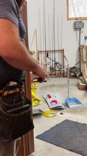 Finding the exact angle is important- take your time when getting this measurement to ensure your miter joint is perfect! #generaltools #protractor #ReadySetLift #learning #teaching #LearnOnTikTok #contractorsoftiktok #constructiontips