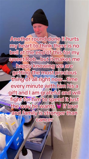 Our love is so much bigger than this disease will ever be bell or no bell #foryoupage #caregiver #cancersucks #coloncancer #truelovestory