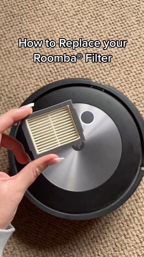 iRobot on Instagram: "How to replace the filter on your j/i series Roomba and clean the dust bin! #howto #tipsandtricks #roomba"