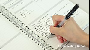 Artake Meeting Notes Notebook for Work, Meeting Notebook with Action Items, Agenda for Women & Men Office, Business, Projects Note Taking, 7 * 10", Pink