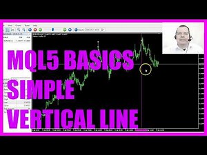 LEARN MQL5 TUTORIAL BASICS - 67 SIMPLE VERTICAL LINE