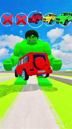 Cringe angry cars vs lego hulk