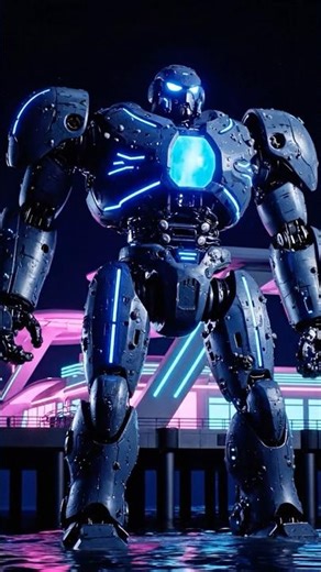 Submarine 🌊⚓ Transforms Into Futuristic Deep‑Sea Robot 🤖 – Cinematic AI Animation