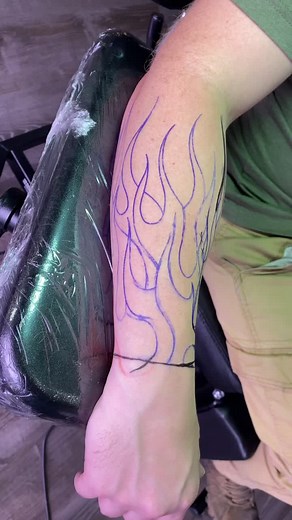 Flames Tattoo Designs and Ideas for Sleeve Art