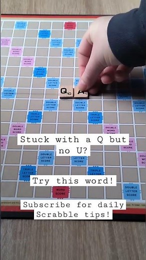 Q but no U? Try with 4-letter Scrabble word