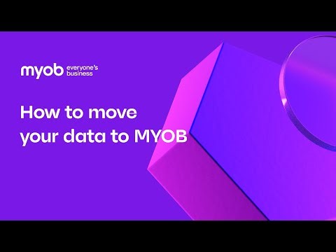 How to move your data to MYOB