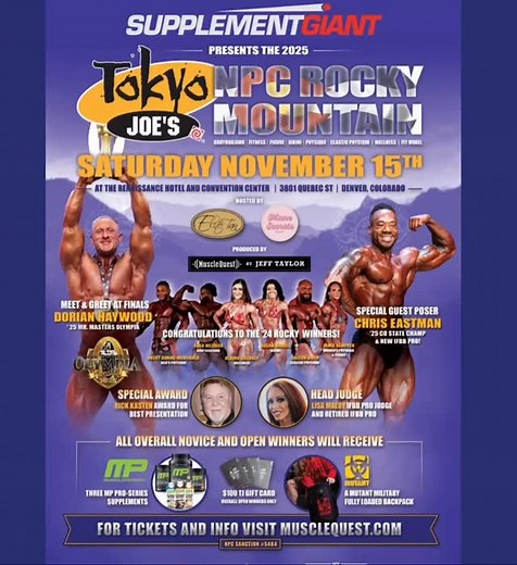 Two Weeks away from Colorado’s final show of the year! #npcrockymountain | Dylan Armbrust