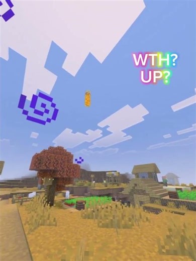 Exploding Minecraft village 1 #minecraft #tnt #lava