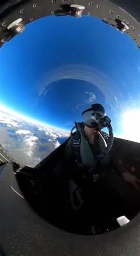 Fisheye Cockpit View: Pilot Faces Unexpected Crisis