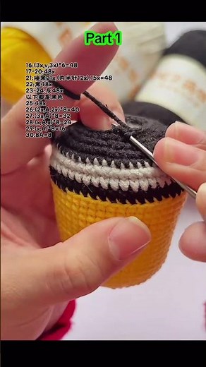 Crochet tutorial: the minion #crochet #moclen #handmade #amigurumi