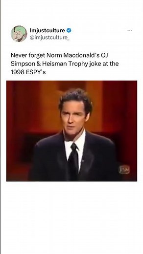 Norm Macdonald Delivers HILARIOUS OJ Simpson Joke at the 1998 ESPY’s