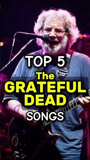TOP 5 Grateful Dead Songs Every Classic Rock Fan Loves 🎧🎸 #gratefuldead