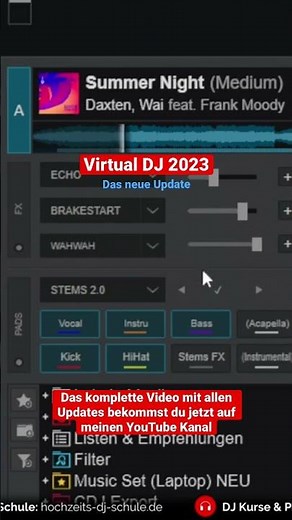 Virtual DJ 2023 - Stems 2.0 🔥 #dj #virtualdj #stems #djmikehoffmann #djsoftware #virtualdj2023