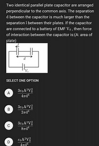 Two identical parallel plate capacitor are arranged perpendicul... | Filo