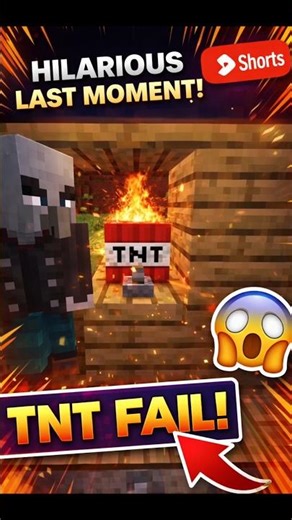 last moment😂🫵🤣 for villager #minecraft #viral