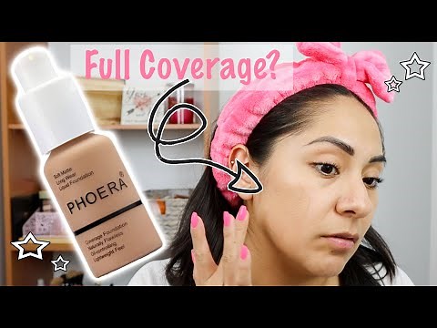 Phoera Foundation Shade 105 Sand | Oily Skin Review