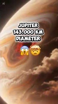 The diameter of the planets