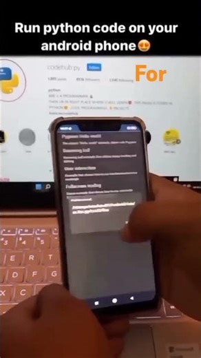 Run Python code gaming depuis ton télé#phone