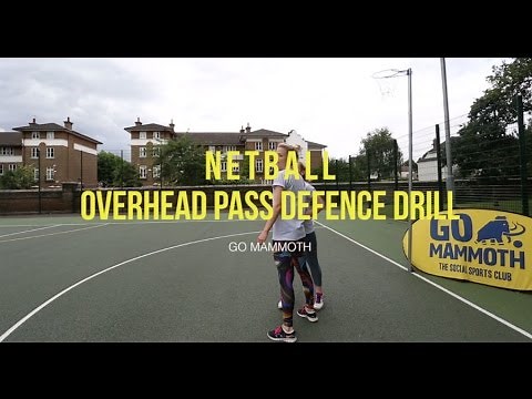 Go Mammoth Netball Training: Overhead Pass Defence