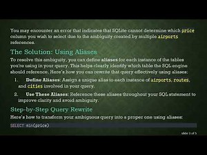 Resolving the Ambiguous Column Name Error in SQLite with R